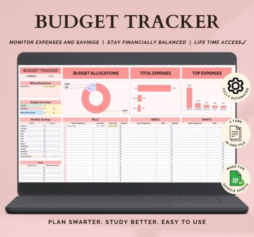 Budget tracker preview